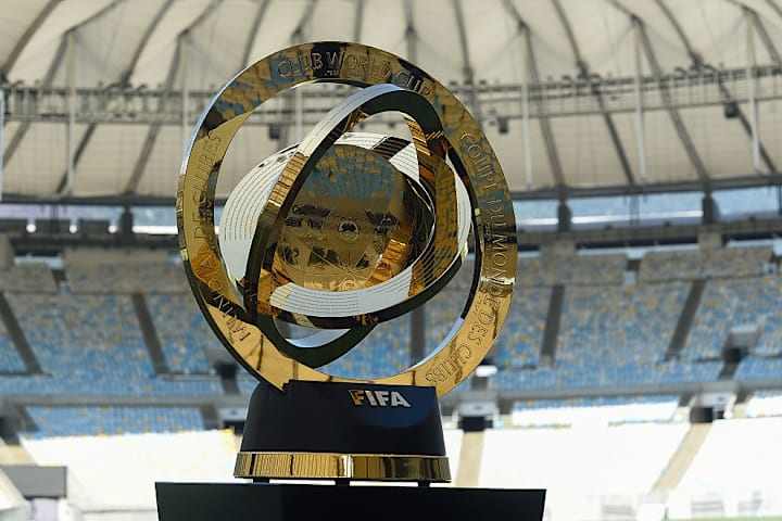 FIFA Club World Cup trophy in Rio de Janeiro