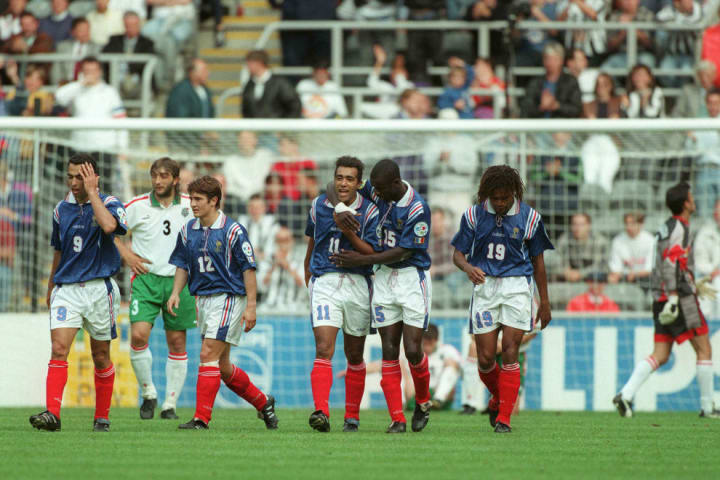 Patrice Loko, Lilian Thuram, Christian Karembeu, Youri Djorkaeff, Bixente Lizarazu
