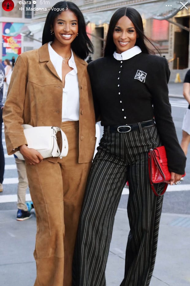 Natalia Bryant and Ciara