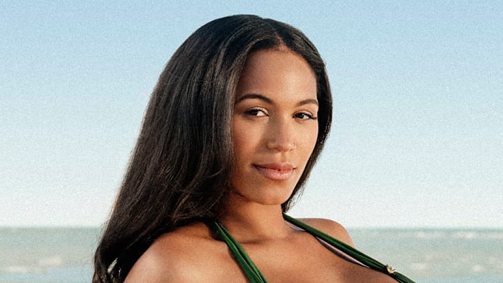 Ronika Love was photographed by Katherine Goguen on Captiva Island, Fla. 