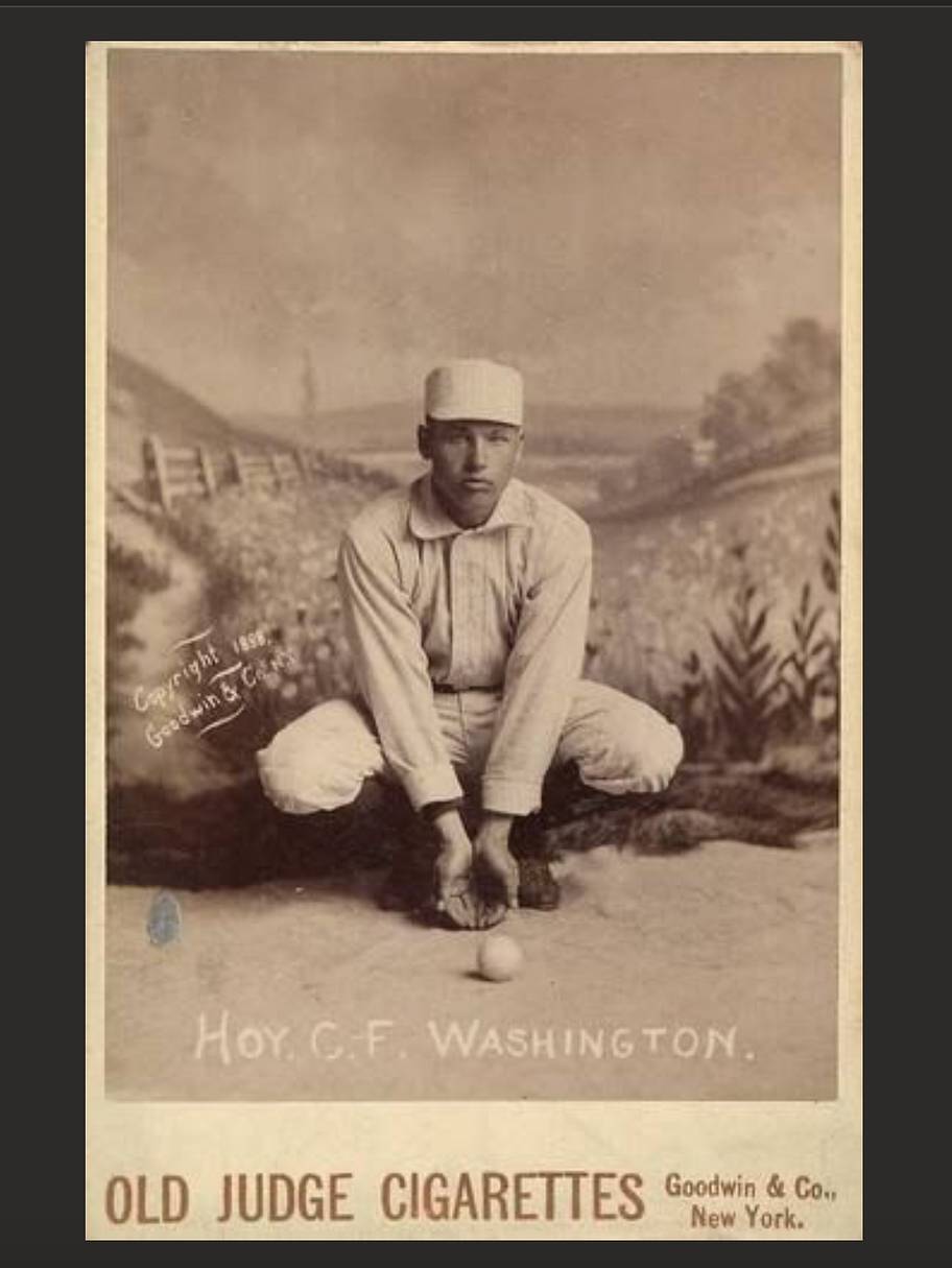 Dummy Hoy baseball card