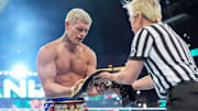 Cody Rhodes moments after finishing his story at WrestleMania XL