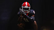 2026 linebacker prospect Tyler Atkinson during a recruiting visit to the University of Georgia.