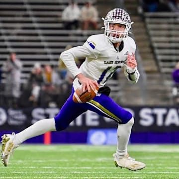 Lake Stevens' Kolton Matson led school to back to back WIAA Class 4A football championships in 2023 at Husky Stadium.