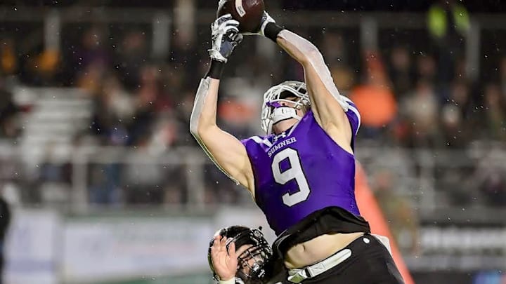 Sumner's Carter Cocke, a Montana State commit, is one of the top tight ends in the state. Sumner's Carter Cocke, a Montana State commit, is one of the top tight ends in the state.