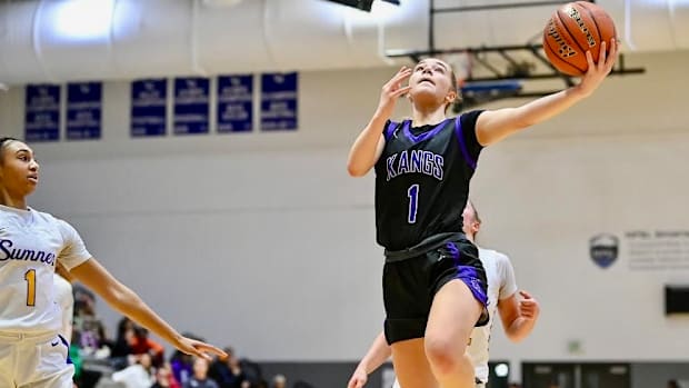 Just like in Class 3A, Lake Washington is a state contender in Class 4A, led by guard Ashley Uusitalo.