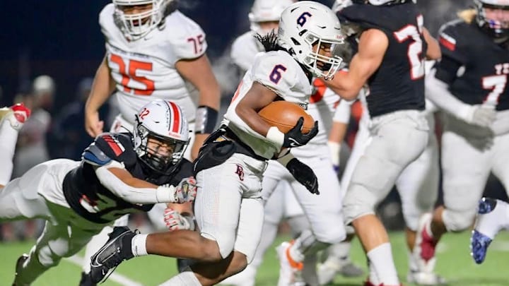 Eastside Catholic's Jeremiah Burroughs enters his second season as the starting tailback in 2024. Eastside Catholic's Jeremiah Burroughs enters his second season as the starting tailback in 2024.