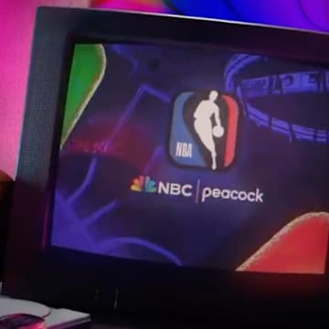 The NBA on NBC and Peacock went old school to tease an opening night double-header.