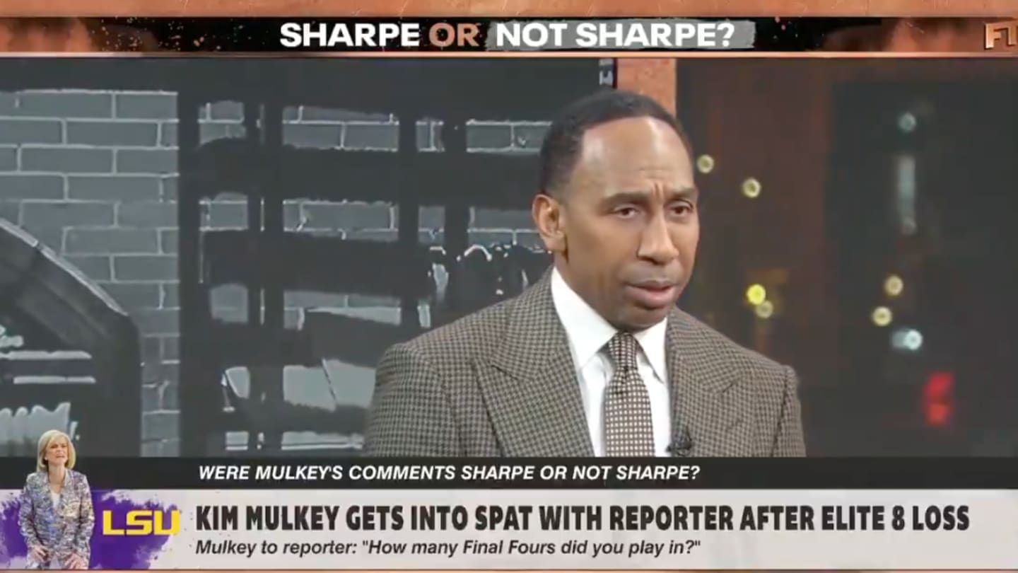 Stephen A. Smith Calls LSU Coach Kim Mulkey 'Very Rude' After Spat With ...