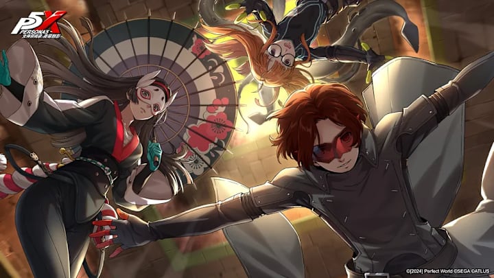 Oracle, Wind, and Wonder dropping through the ceiling of a pyramid.