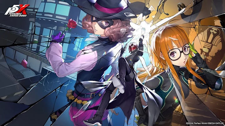 Noir and Oracle standing back to back as wonder bursts through the screen to shatter the image.