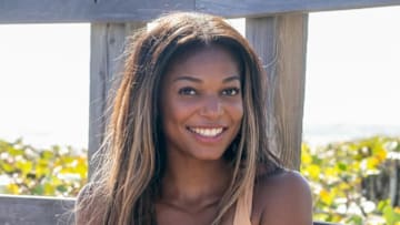 Gabby Thomas was photographed by Ben Horton in Boca Raton, Fla.