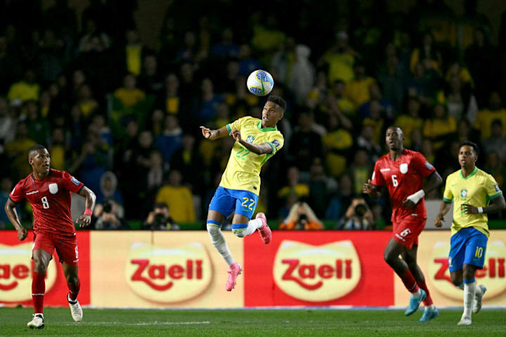 Estêvão, atacante do Palmeiras que estreou pela Seleção Brasileir