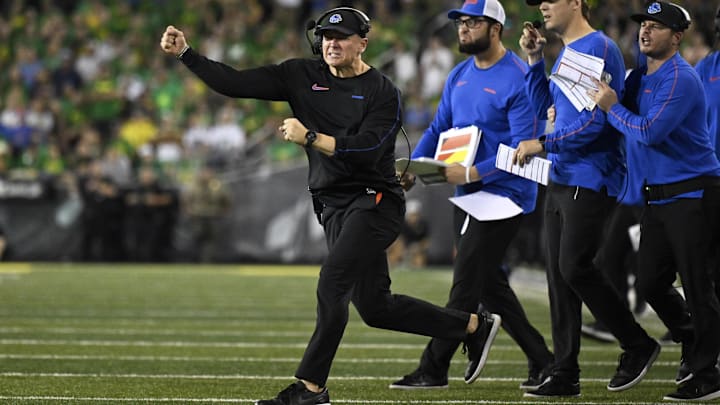 Boise State Broncos head coach Spencer Danielson. Boise State Broncos head coach Spencer Danielson.