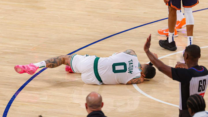 Boston Celtics star Jayson Tatum has ruptured his Achilles tendon.