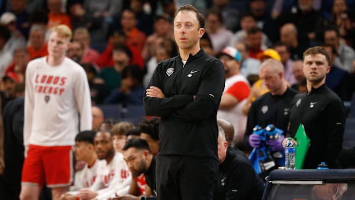 New Mexico Lobos head coach Richard Pitino.