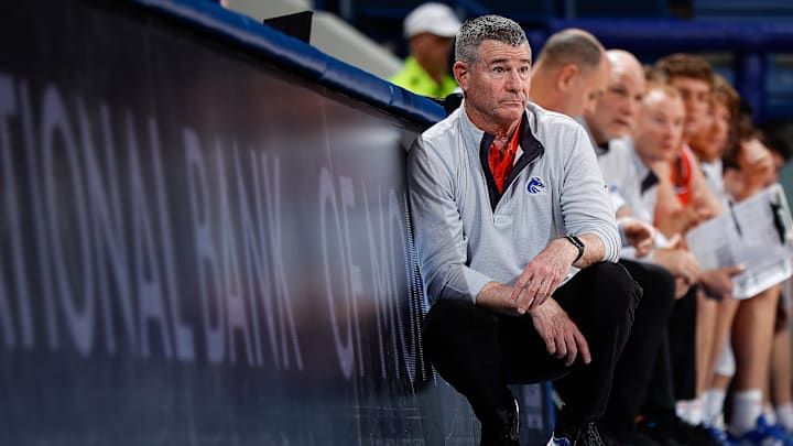 Boise State Broncos head coach Leon Rice. Boise State Broncos head coach Leon Rice.