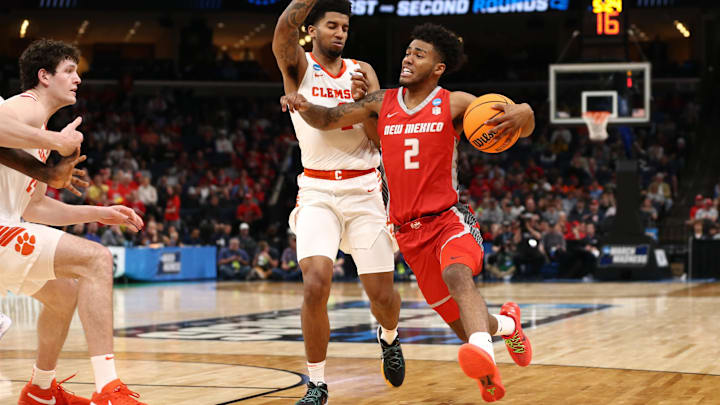 New Mexico Lobos guard Donovan Dent. New Mexico Lobos guard Donovan Dent.