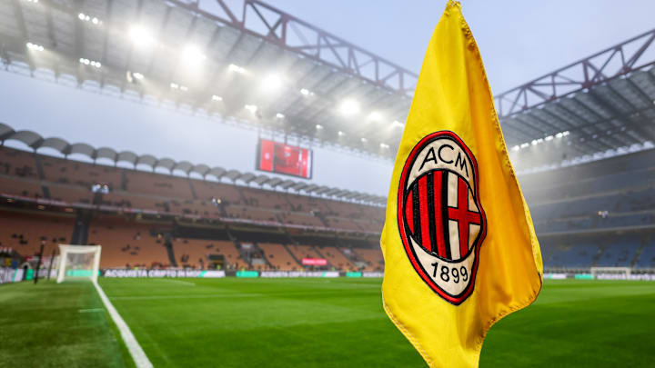 A general view inside the San Siro stadium during Serie A...