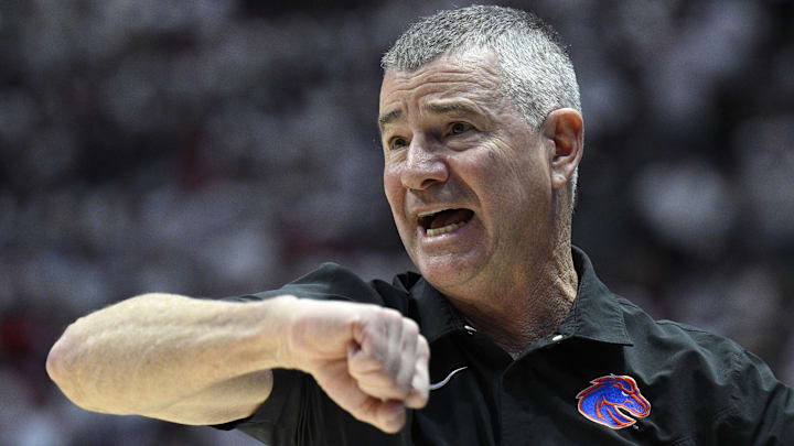 Boise State Broncos head coach Leon Rice. Boise State Broncos head coach Leon Rice.