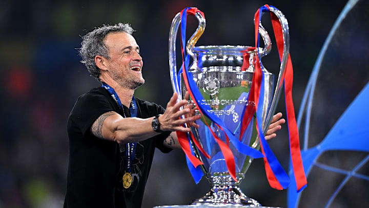 Luis Enrique a remporté la Ligue des Champions avec le PSG cette saison.