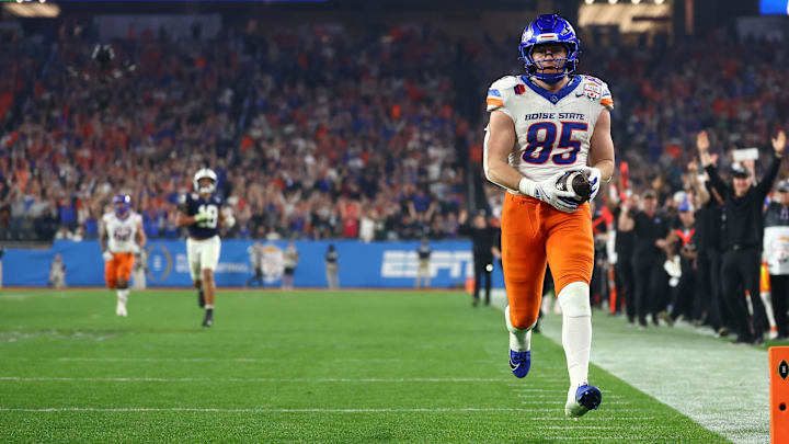 Boise State Broncos tight end Matt Lauter. Boise State Broncos tight end Matt Lauter.