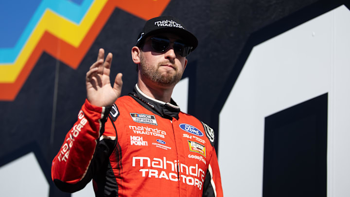 In an Ask Me Anything (AMA) for r/NASCAR on Reddit, Chase Briscoe says that there are "currently no plans" for Mahindra Tractors, his anchor partner at Stewart-Haas Racing, to sponsor him at Joe Gibbs Racing in 2025.