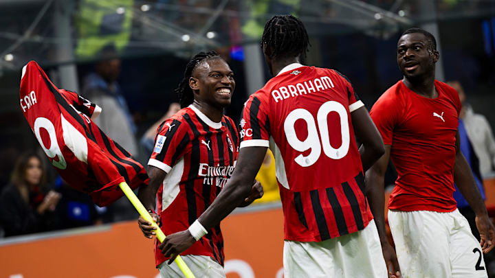 Rafael Leao, Tammy Abraham e Youssouf Fofana 