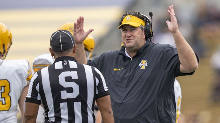 First-year New Mexico head coach Jason Eck.