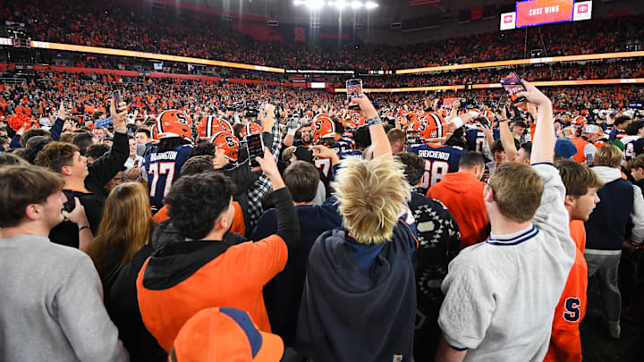 As Syracuse football upset No. 6 Miami on Saturday, first-year head coach Fran Brown declared, "Syracuse is back."