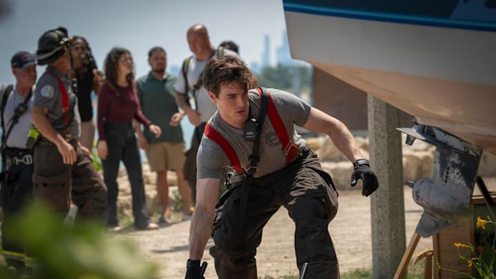 CHICAGO FIRE -- "Ride the Blade" Episode 13002 -- Pictured: Michael Bradway as Damon -- (Photo by: Peter Gordon/NBC)