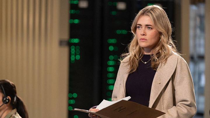 THE HUNTING PARTY -- "Sidney Fairfax" Episode 207 -- Pictured: Melissa Roxburgh as Rebecca "Bex" Henderson -- (Photo by: Ralph Bavaro/NBC)