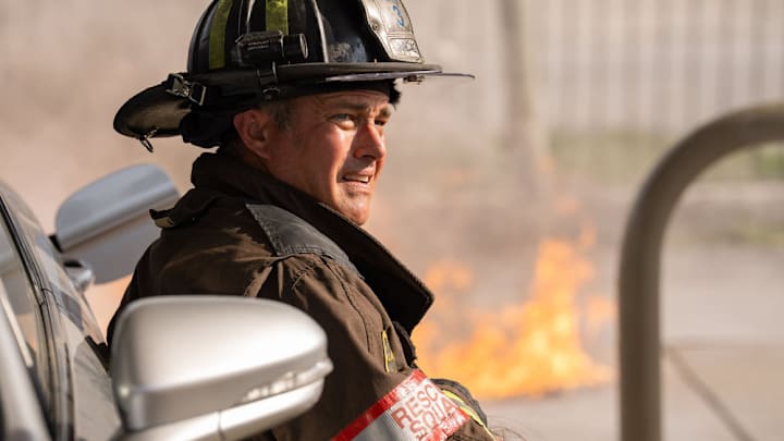 CHICAGO FIRE -- "Kicking Down Doors" Episode 1401 -- Pictured: Taylor Kinney as Kelly Severide -- (Photo by: Peter Gordon/NBC)