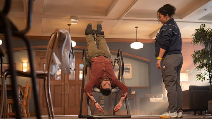 BRILLIANT MINDS -- "The Upside Down" Episode 208 -- Pictured: (l-r) Zachary Quinto as Dr. Oliver Wolf, Aury Krebs as Dr. Dana Dang -- (Photo by: Pief Weyman/NBC) BRILLIANT MINDS -- "The Upside Down" Episode 208 -- Pictured: (l-r) Zachary Quinto as Dr. Oliver Wolf, Aury Krebs as Dr. Dana Dang -- (Photo by: Pief Weyman/NBC)