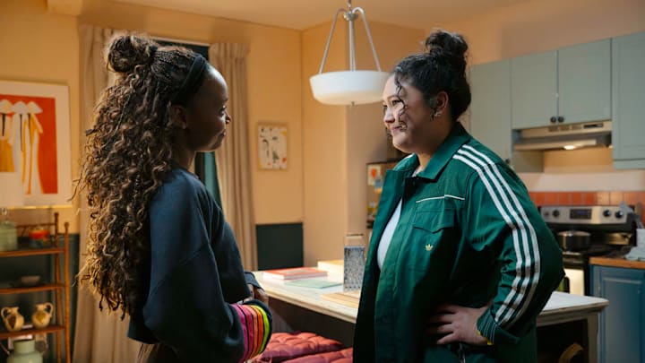 BRILLIANT MINDS -- "The Rider" Episode 212 -- Pictured: (l-r) Ashleigh LaThrop as Dr. Ericka Kinney, Aury Krebs as Dr. Dana Dang -- (Photo by: Pief Weyman/NBC)