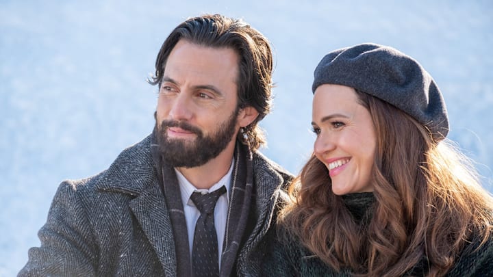 THIS IS US -- "Don't Let Me Keep You" Episode 604 -- Pictured: (l-r) Milo Ventimiglia as Jack, Mandy Moore as Rebecca -- (Photo by: Ron Batzdorff/NBC)