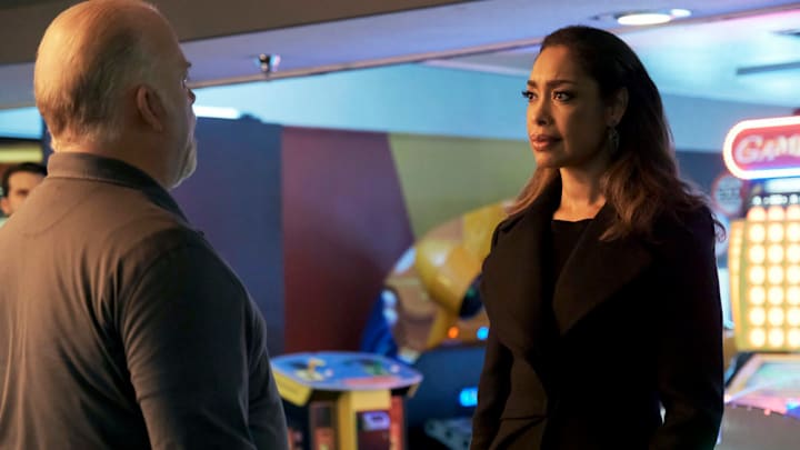 PEARSON -- "The Rival" Episode 109 -- Pictured: Gina Torres as Jessica Pearson -- (Photo by: Scott Everett White/USA Network)