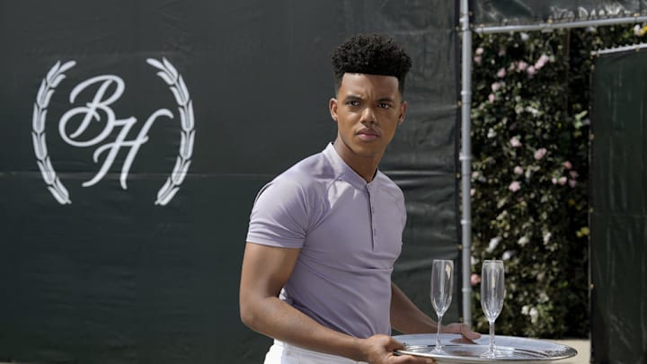 BEL-AIR -- "Getting Personal" Episode 305 -- Pictured: Jabari Banks as Will  (Photo by: Greg Gayne/PEACOCK)