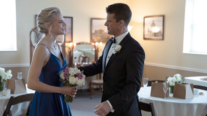 CHICAGO FIRE -- "Light Things Up" Episode 819 -- Pictured: (l-r) Kara Killmer as Sylvie Brett, Jesse Spencer as Matthew Casey -- (Photo by: Adrian Burrows/NBC)