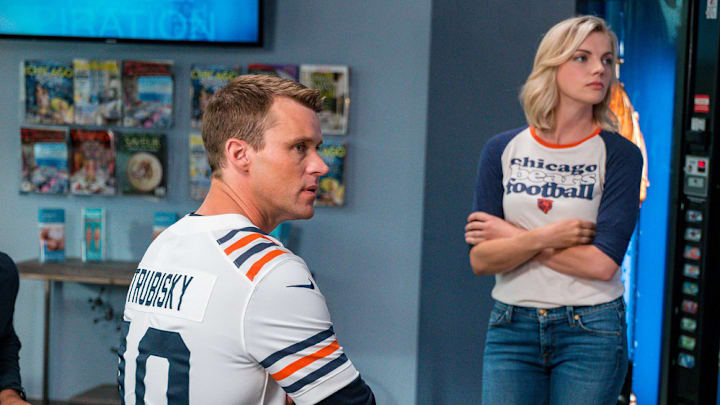 CHICAGO FIRE -- "Infection, Part I" Episode 805 -- Pictured: (l-r) Taylor Kinney as Lt. Kelly Severide, Jesse Spencer as Matthew Casey, Kara Killmer as Sylvie Brett -- (Photo by: Matt Dinerstein/NBC)