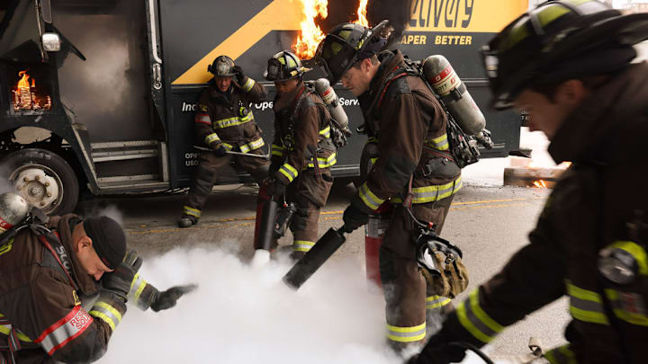 CHICAGO FIRE -- "Barely Gone" Episode 12001 -- Pictured: delivery truck -- (Photo by: Adrian S Burrows Sr/NBC)