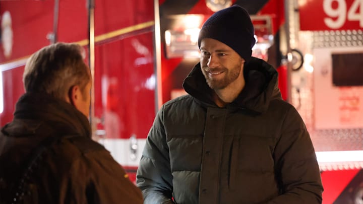 CHICAGO MED -- "Down In A Hole" Episode 1015 -- Pictured: Luke Mitchell as Dr. Mitch Ripley -- (Photo by: George Burns Jr/NBC)