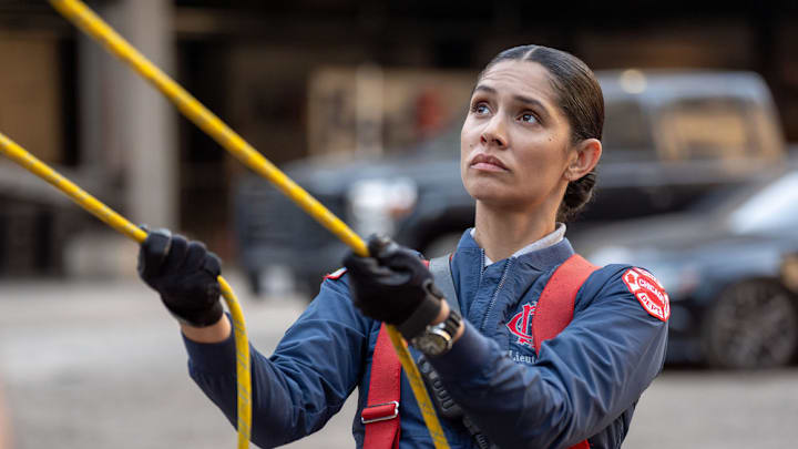 CHICAGO FIRE -- "Broken Things" Episode 1406 -- Miranda Rae Mayo as Stella Kidd CHICAGO FIRE -- "Broken Things" Episode 1406 -- Miranda Rae Mayo as Stella Kidd