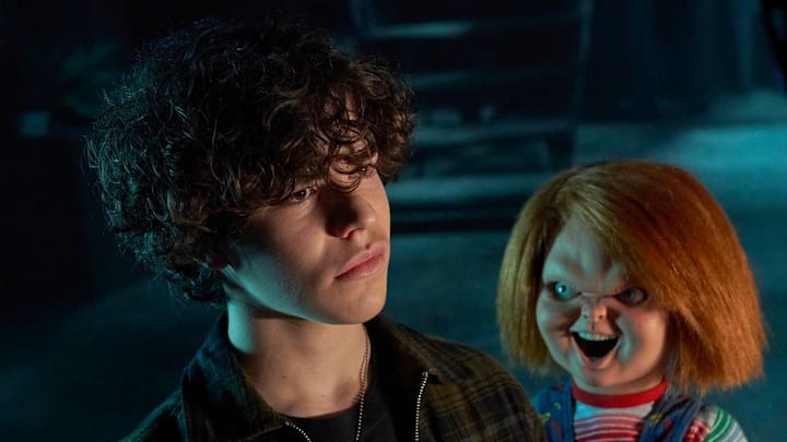 CHUCKY -- "Death by Misadventure" Episode 101 -- Pictured: (l-r) Zackary Arthur as Jake Wheeler, Chucky