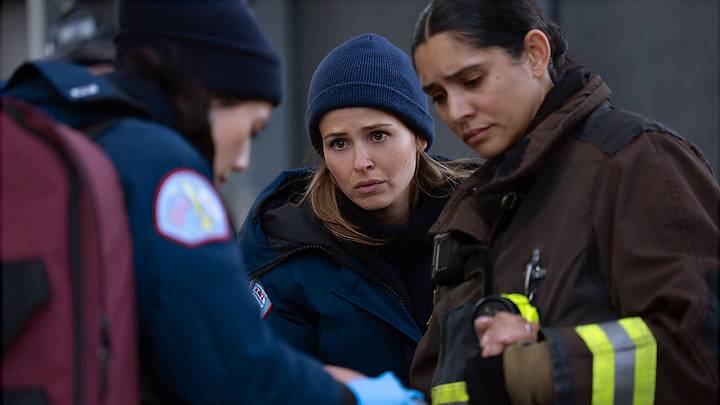 CHICAGO FIRE -- "Carry A Torch" Episode 1410 -- Pictured: Jocelyn Hudon as Lyla Novak 