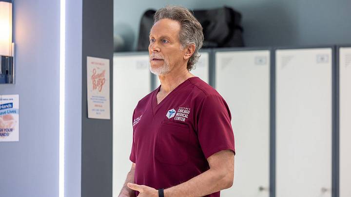CHICAGO MED — “Heaven Help Us” Episode 1121 — Pictured: Steven Weber as Dr. Dean Archer CHICAGO MED — “Heaven Help Us” Episode 1121 — Pictured: Steven Weber as Dr. Dean Archer