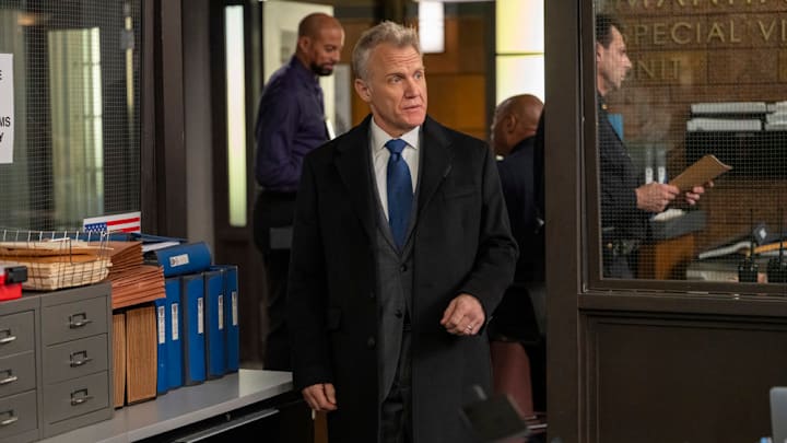 LAW & ORDER: SPECIAL VICTIMS UNIT -- "Tunnel Blind" Episode 25001 -- Pictured: Terry Serpico as Chief Tommy McGrath -- (Photo by: Scott Gries/NBC)