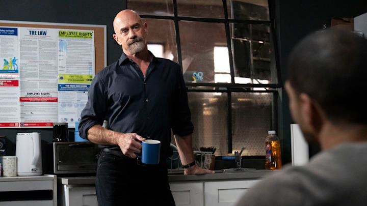 LAW & ORDER: ORGANIZED CRIME -- "End Of Innocence" Episode 403 -- Pictured: Christopher Meloni as Det. Elliot Stabler -- (Photo by: Virginia Sherwood/NBC)