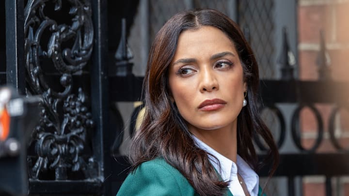 LAW & ORDER -- "Catch and Kill" Episode 24001 -- Pictured: Odelya Halevi as ADA Samantha Maroun -- (Photo by: Scott Gries/NBC)