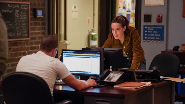 CHICAGO P.D. -- "Off Switch" Episode 12003 -- Pictured: Marina Squerciati as Officer Kim Burgess -- (Photo by: Elizabeth Sisson/NBC)